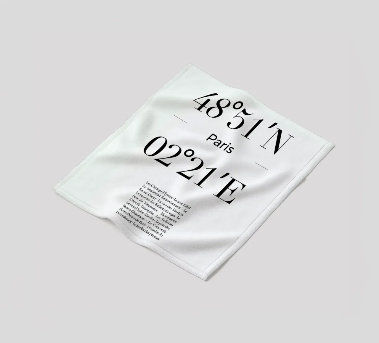 Paris coperta in pile da Studio One