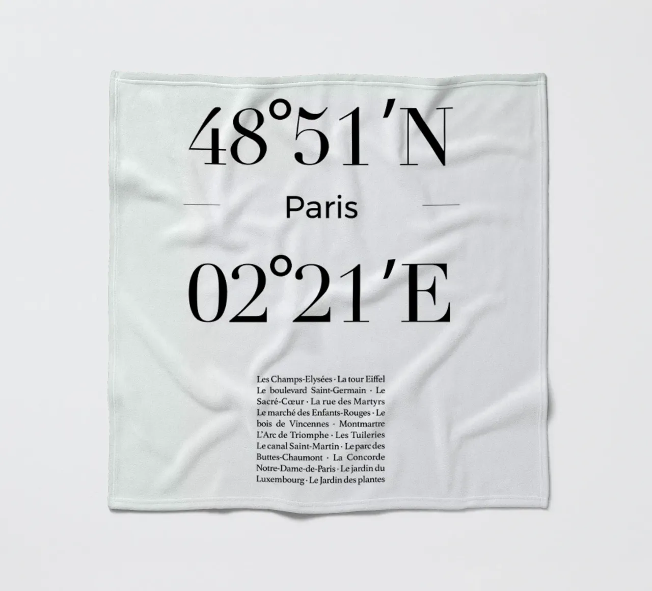 Paris coperta in pile da Studio One