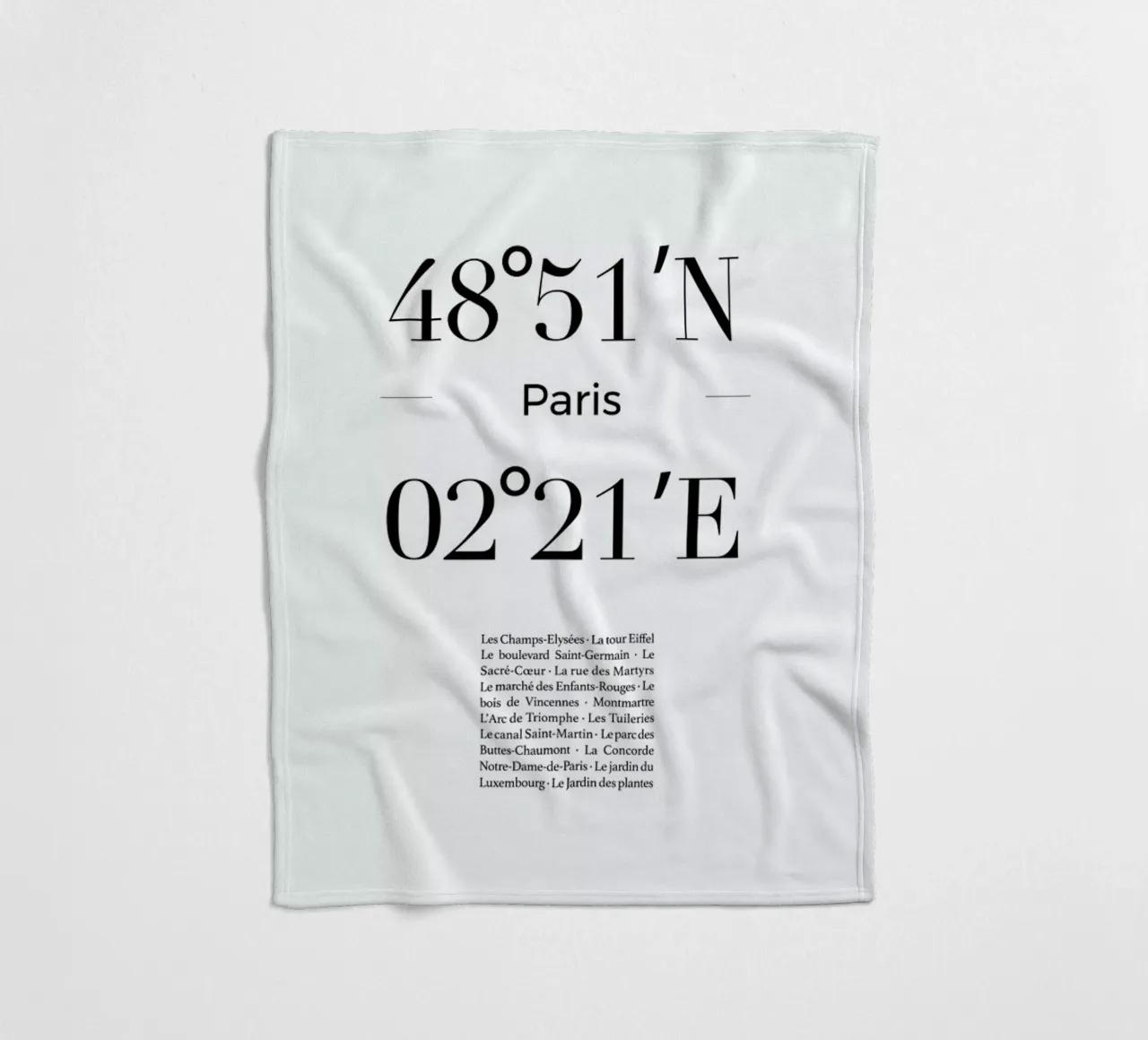 Paris coperta in pile da Studio One