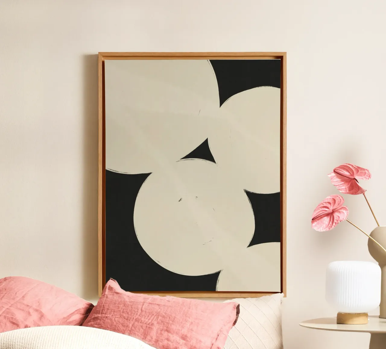 Finding Balance #3 canvas with Floater frame by Alisa Galitsyna