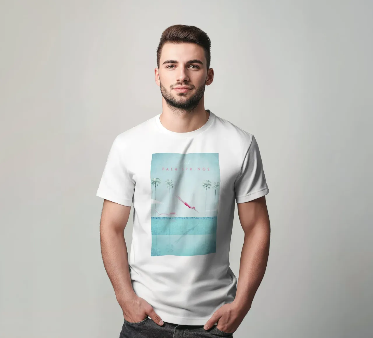 Palm Springs t-shirt da Henry Rivers