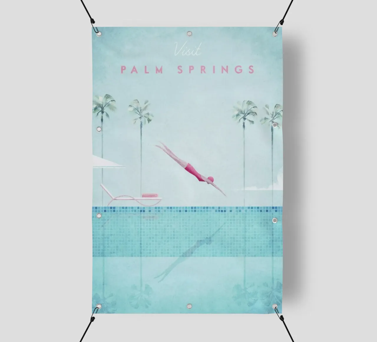 Palm Springs telo in pvc da Henry Rivers