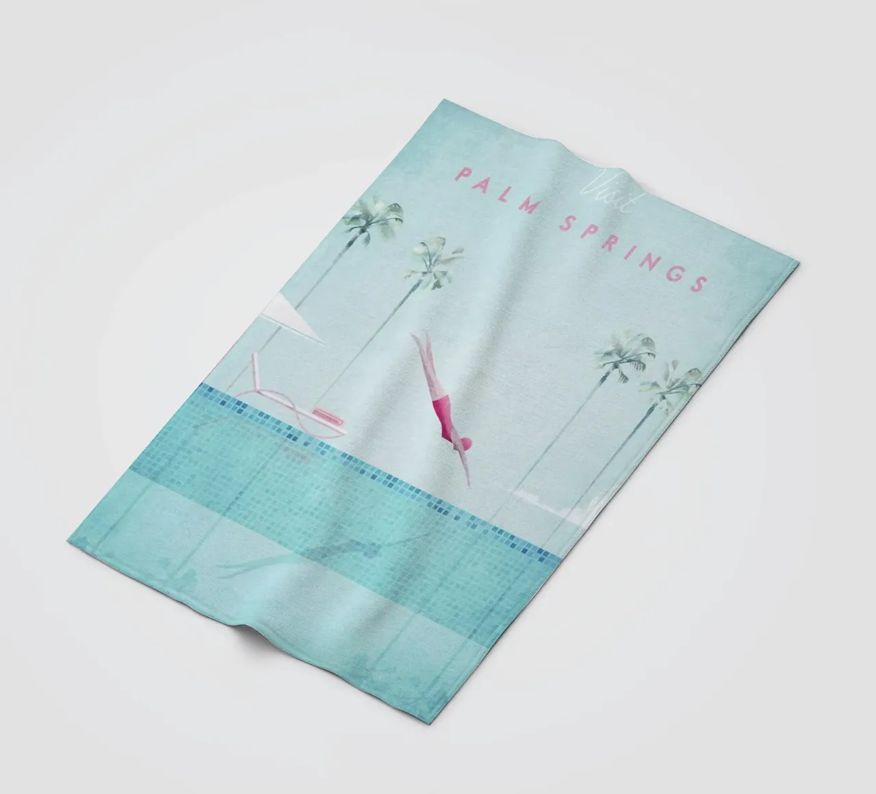 Palm Springs coperta in pile da Henry Rivers