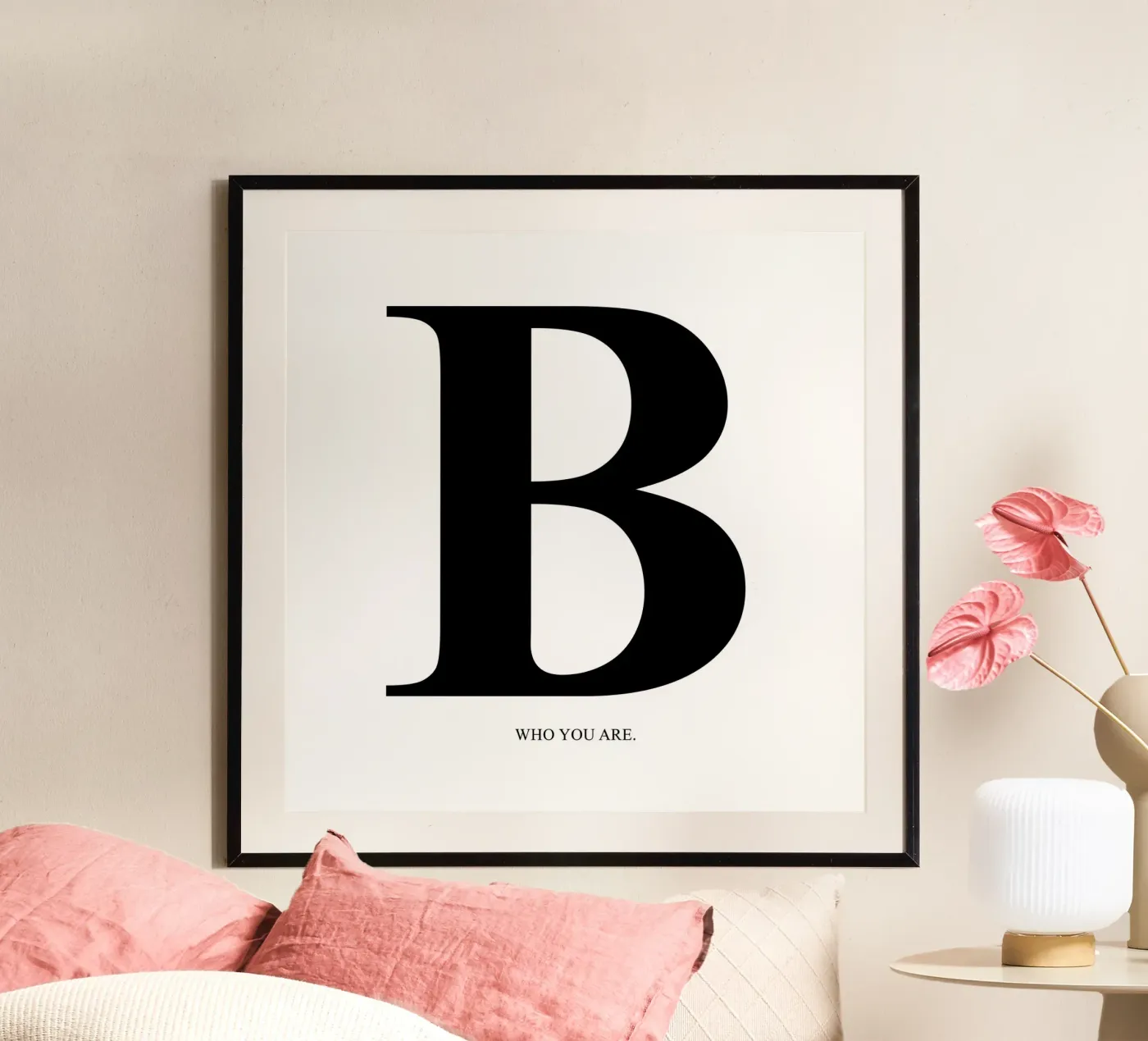 B | be you. poster da WordArt by Steffi