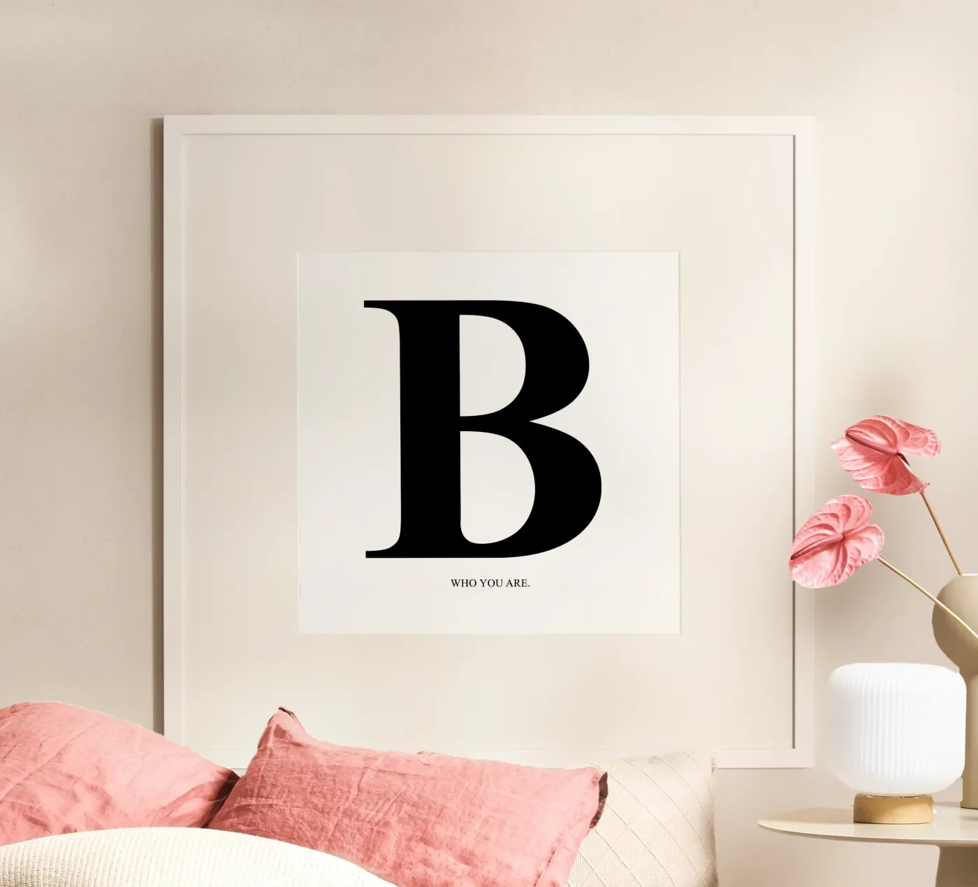 B | be you. poster da WordArt by Steffi