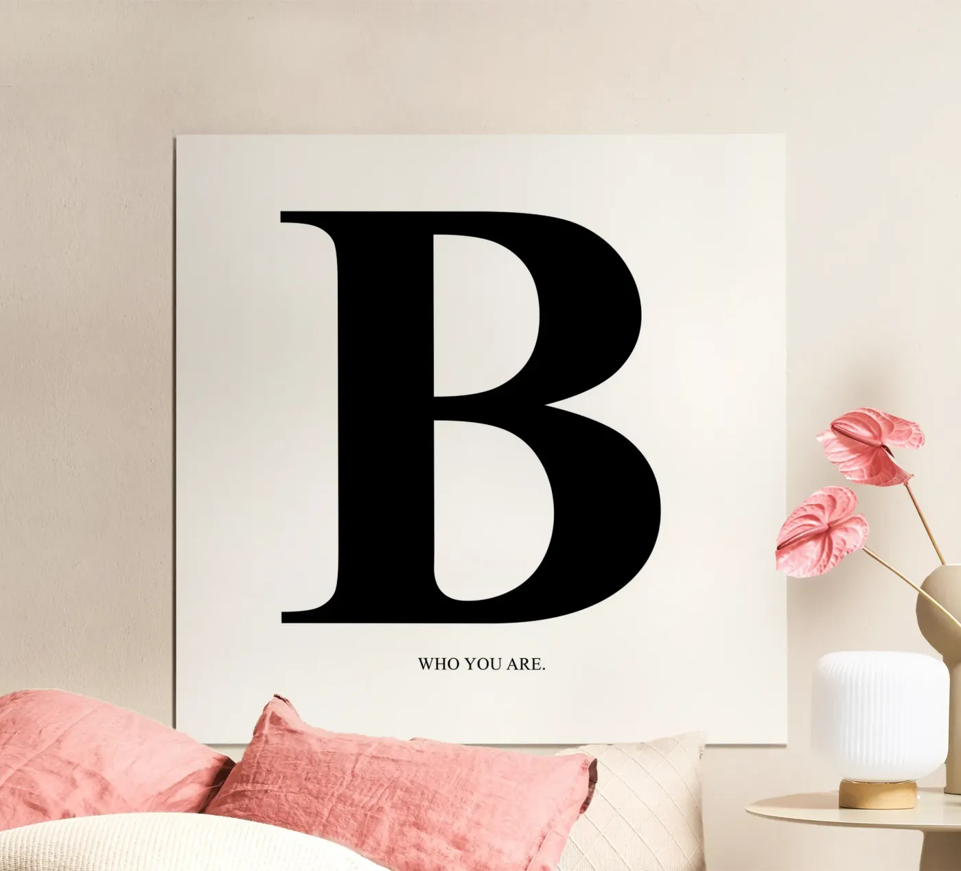 B | be you. poster da WordArt by Steffi