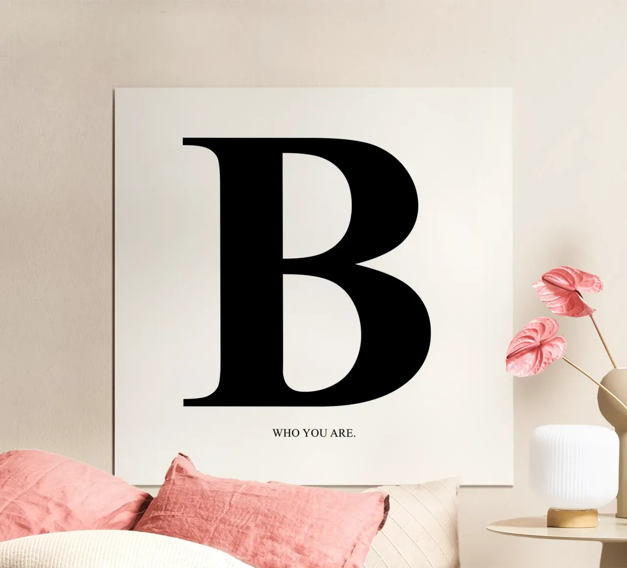 B | be you. poster da WordArt