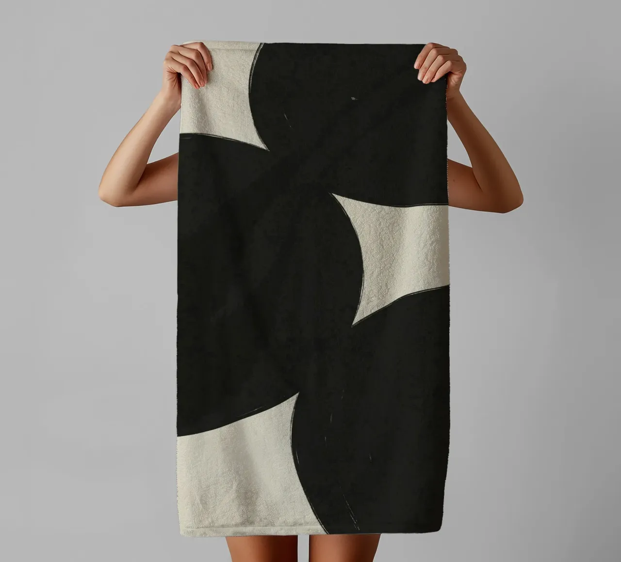 Finding Balance #2 towel by Alisa Galitsyna