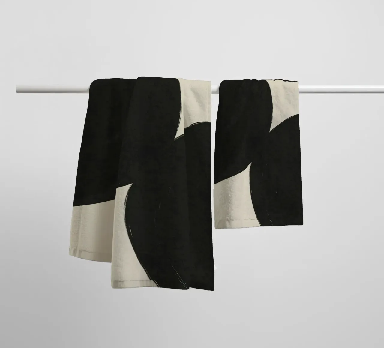 Finding Balance #2 towel by Alisa Galitsyna