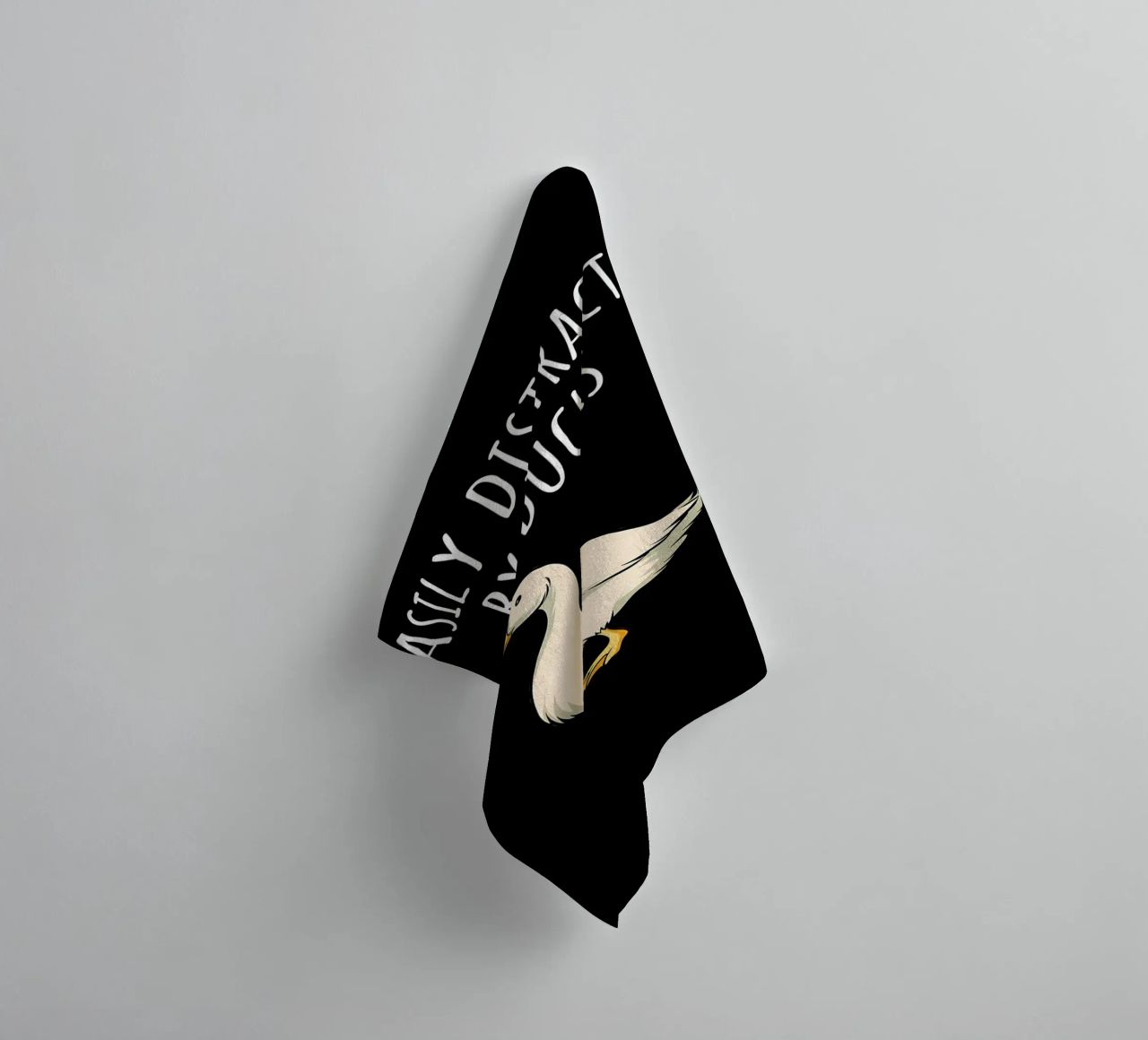 Duck & Let It Hit Someone Else towel by Jacari