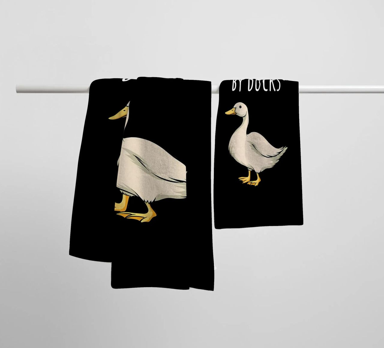Duck & Let It Hit Someone Else towel by Jacari
