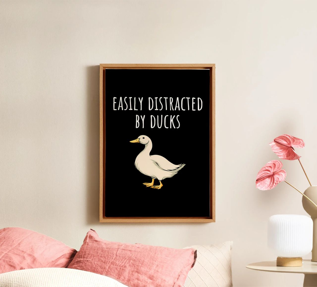 Duck & Let It Hit Someone Else canvas by Jacari