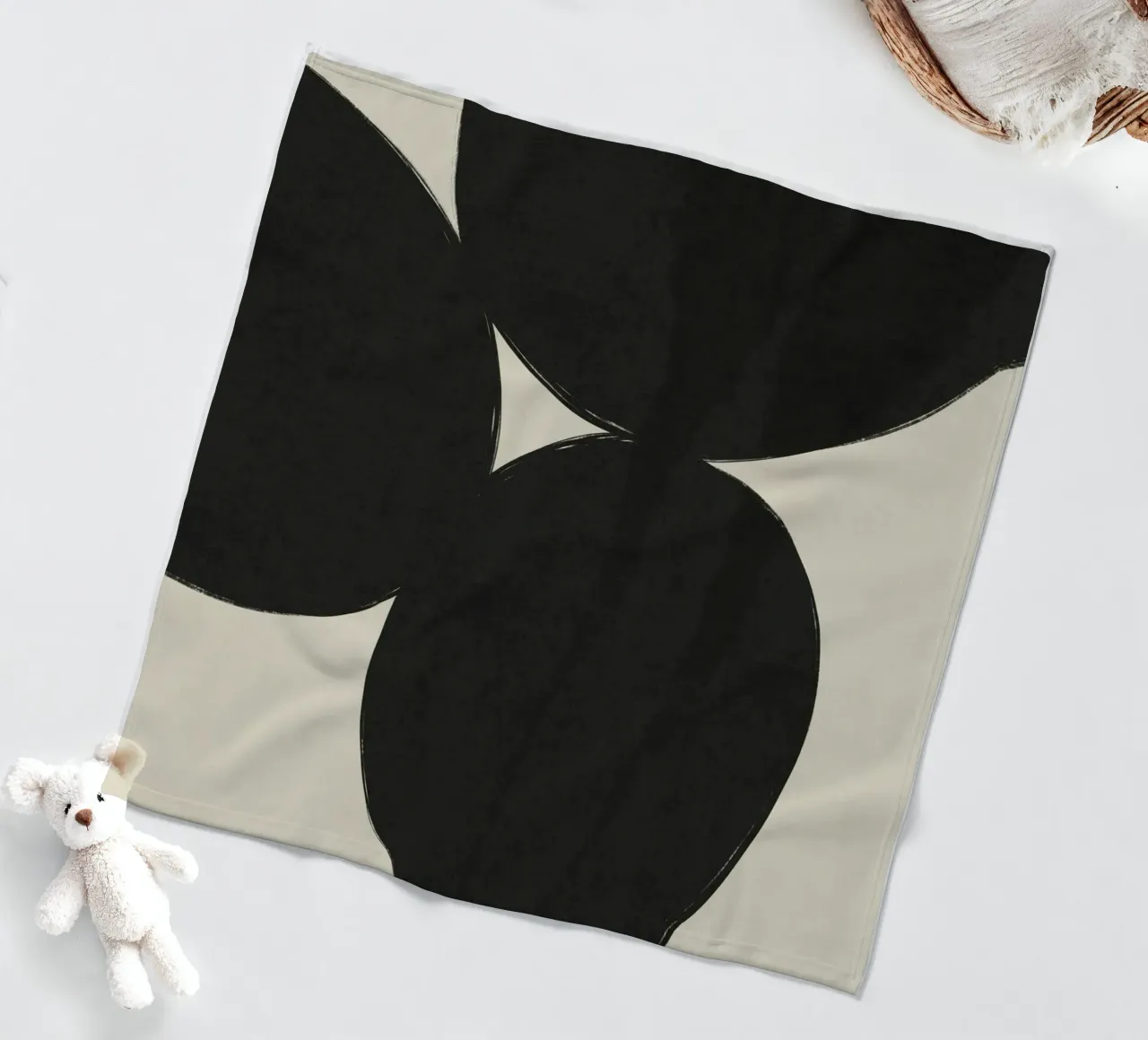 Finding Balance #1 fleece blanket by Alisa Galitsyna
