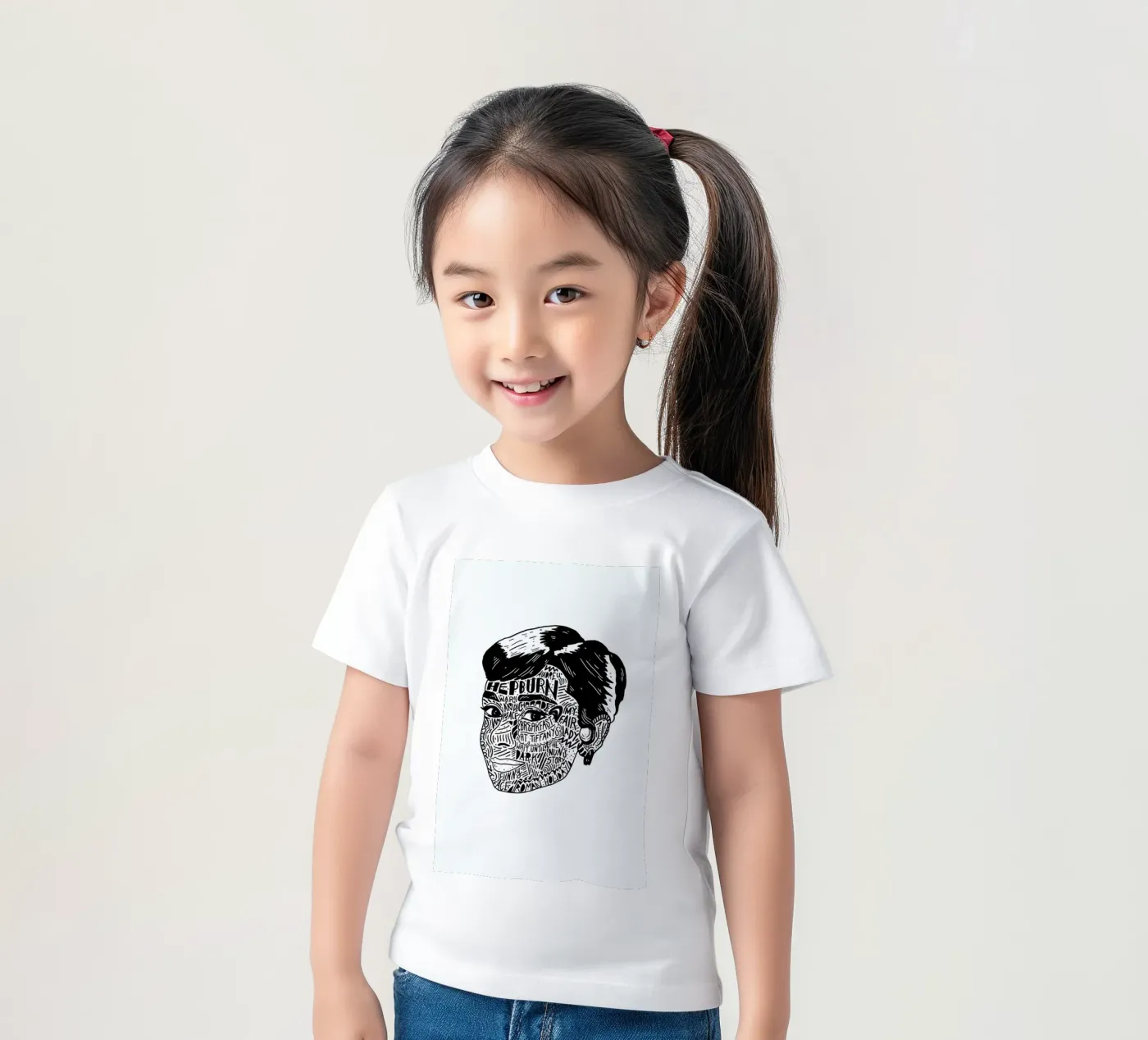 Audrey t-shirt bambini da Nick Cocozza