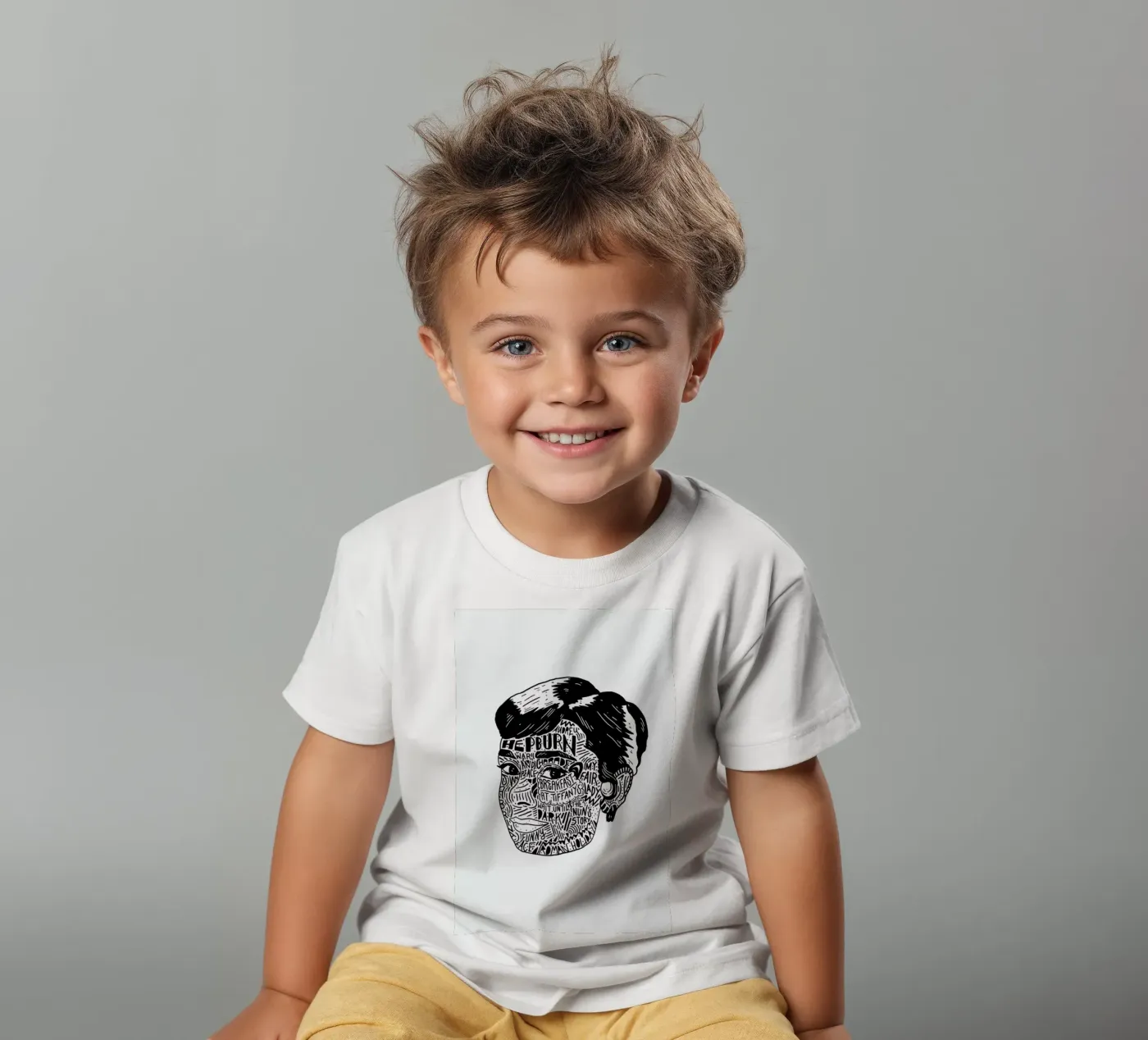 Audrey t-shirt bambini da Nick Cocozza