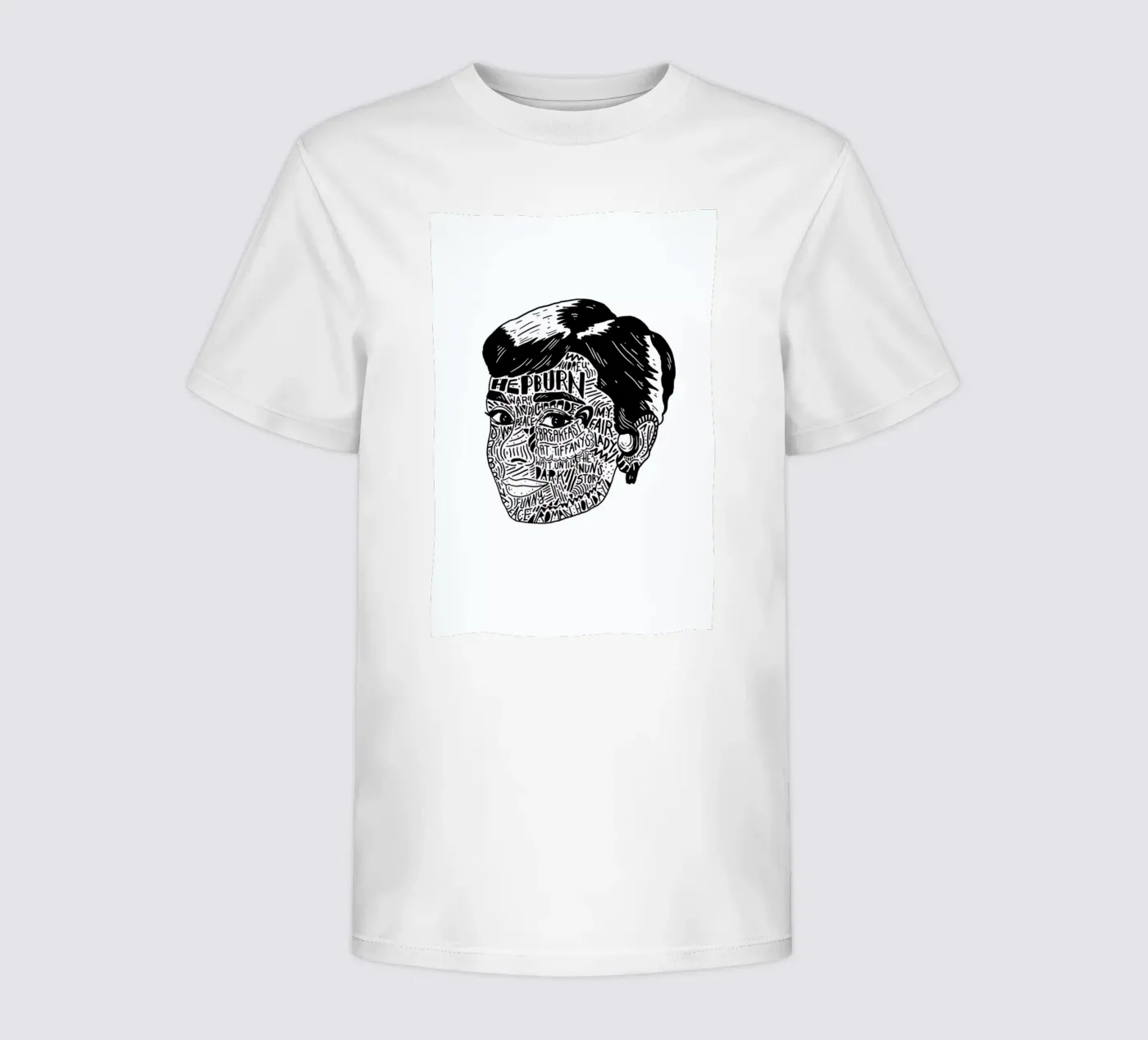 Audrey t-shirt bambini da Nick Cocozza