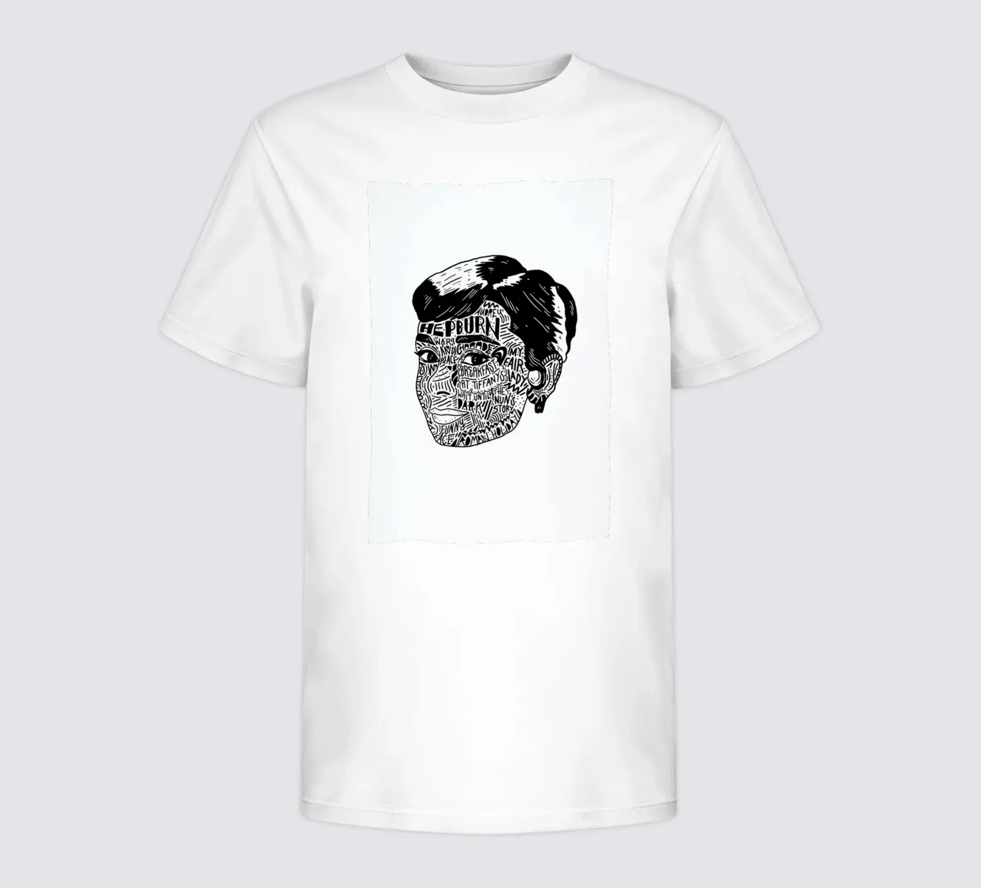 Audrey t-shirt bambini da Nick Cocozza