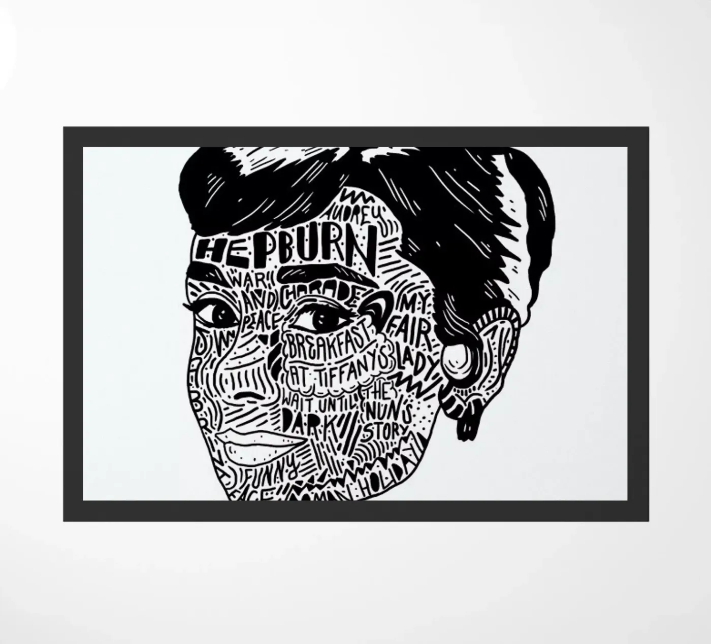 Audrey Fußmatte von Nick Cocozza