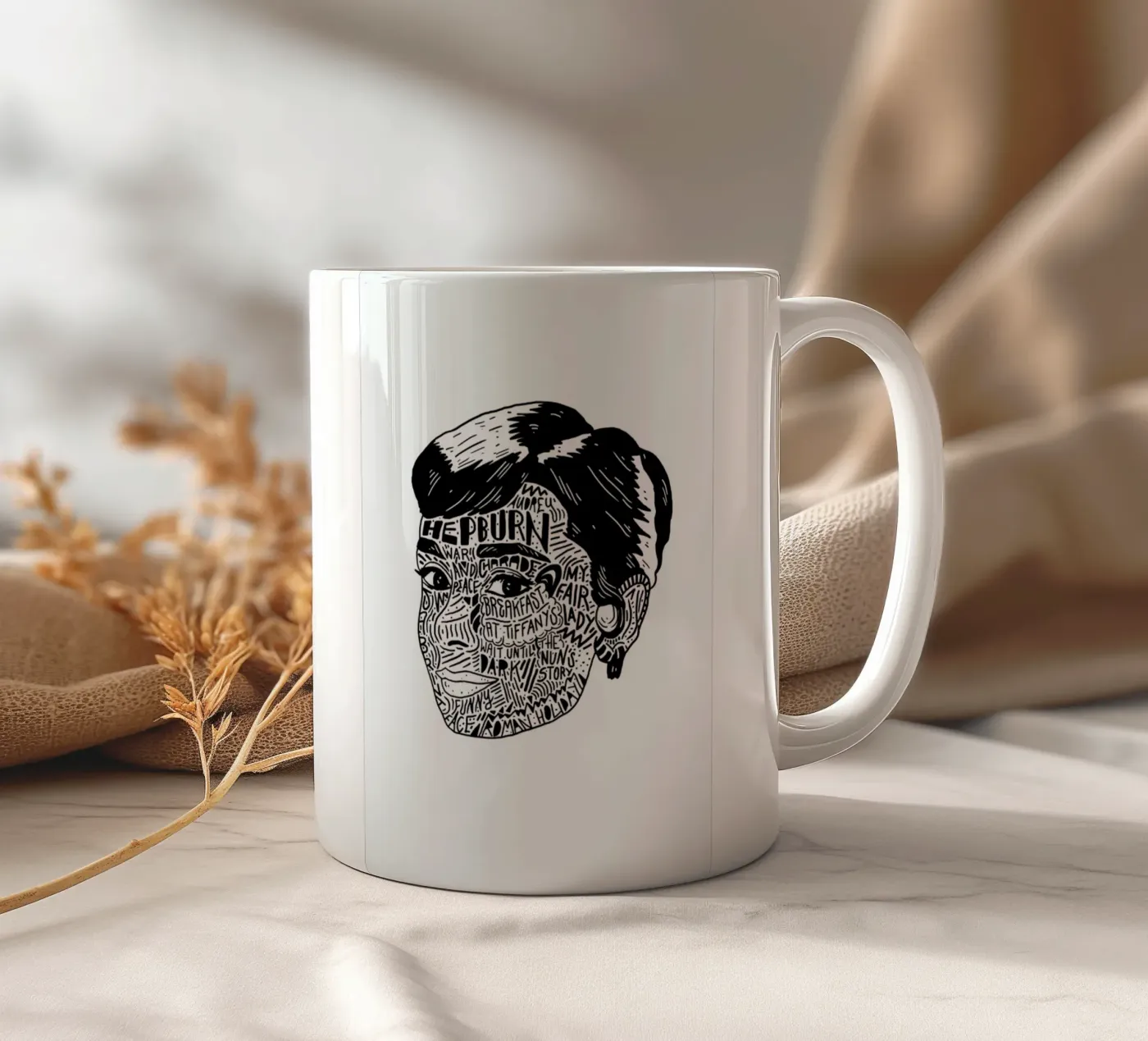 Audrey ceramic mug by Nick Cocozza