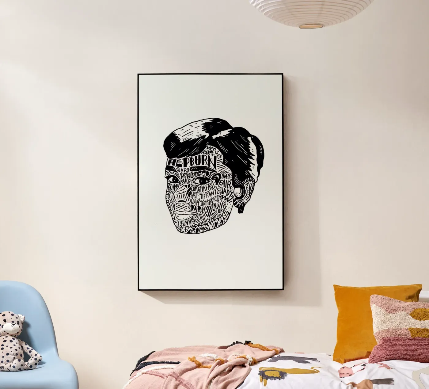 Audrey Acryl-Glas von Nick Cocozza