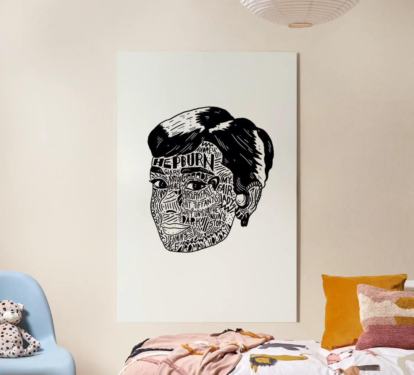 Audrey Acryl-Glas von Nick Cocozza