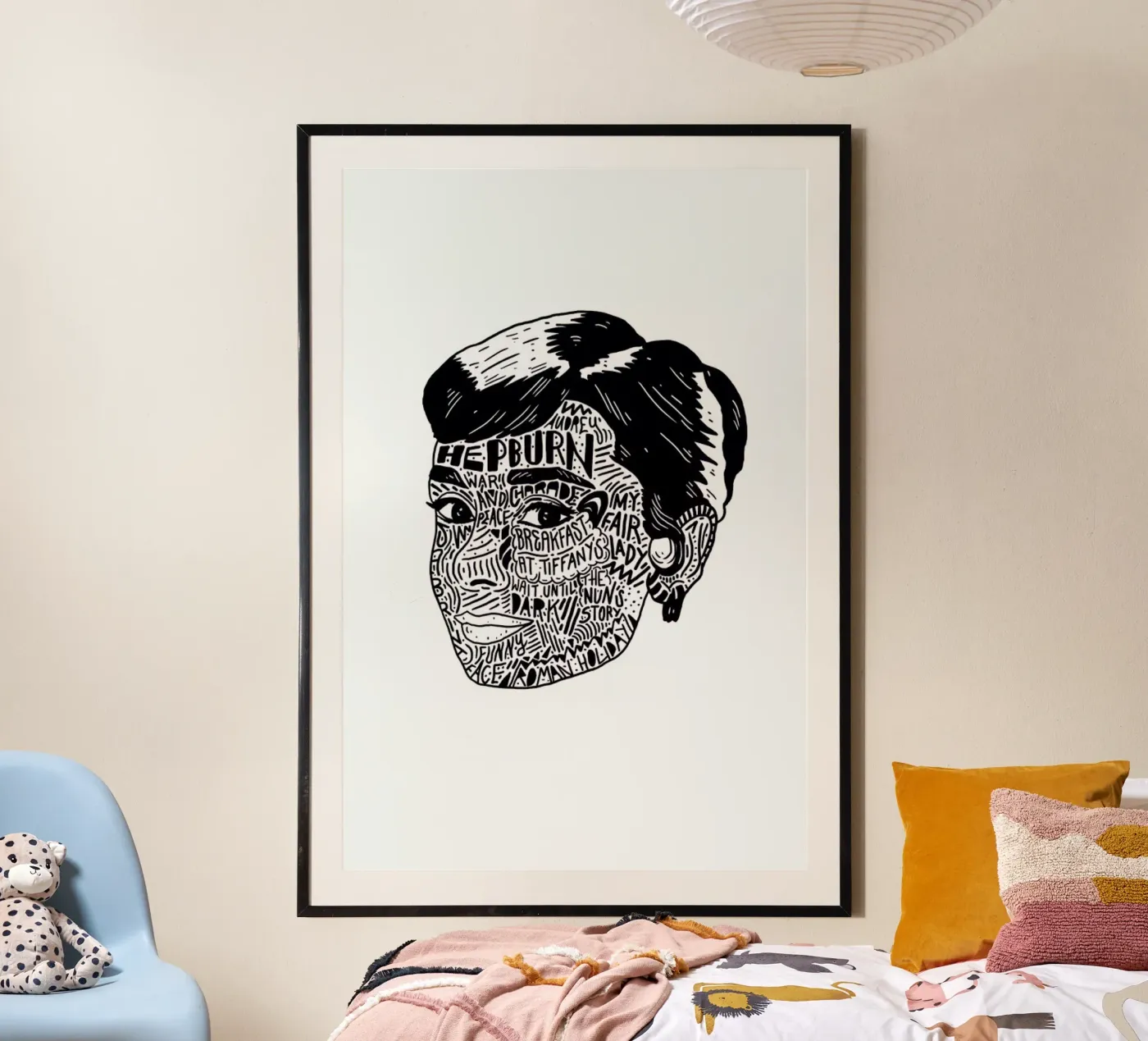 Audrey poster van Nick Cocozza