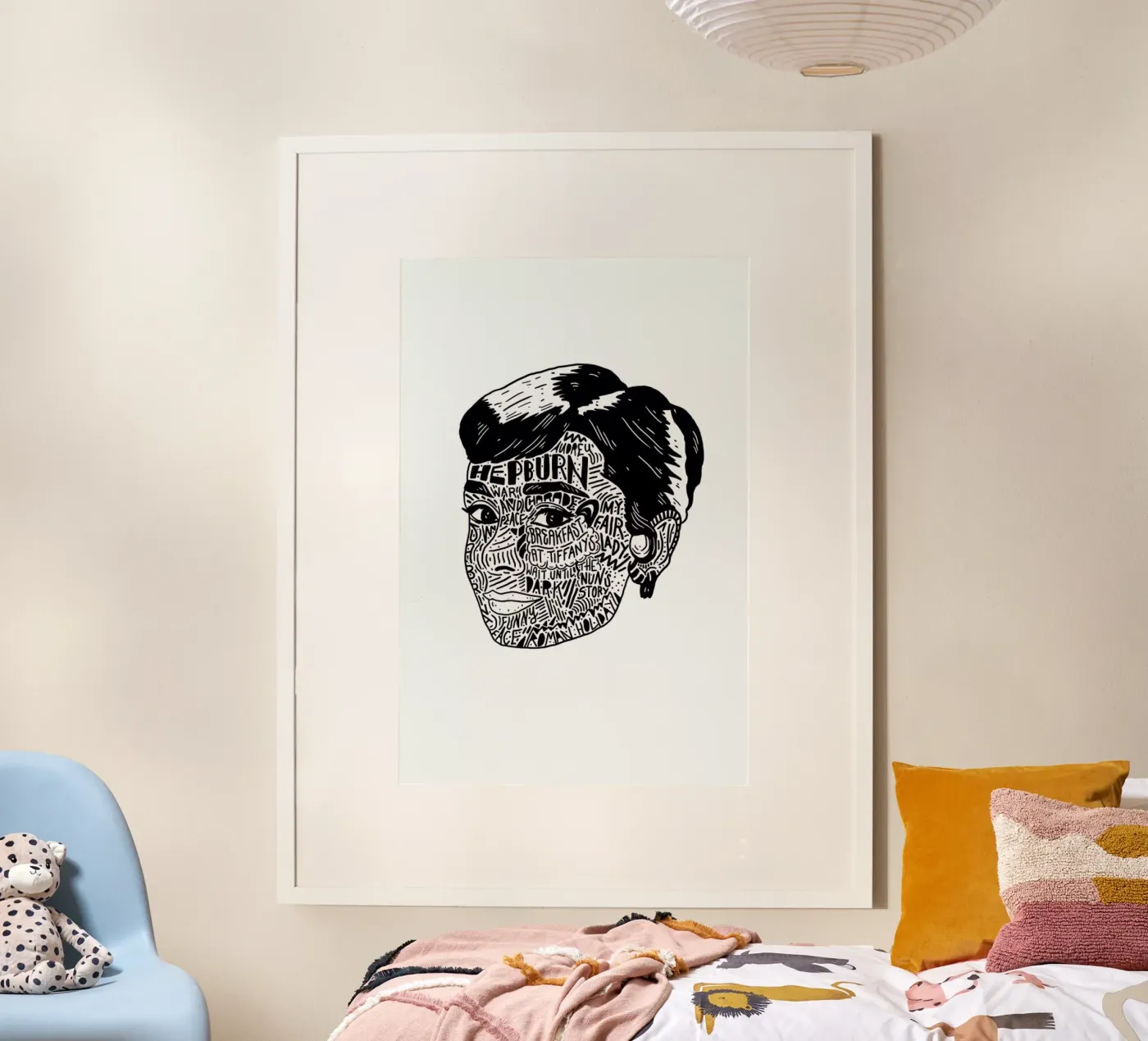 Audrey poster van Nick Cocozza