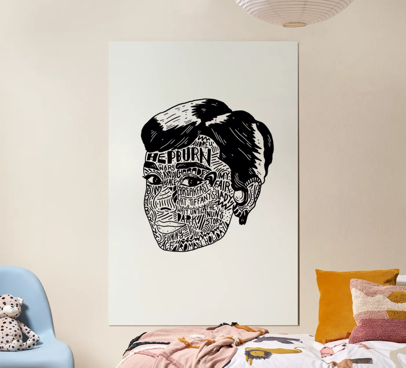 Audrey poster van Nick Cocozza