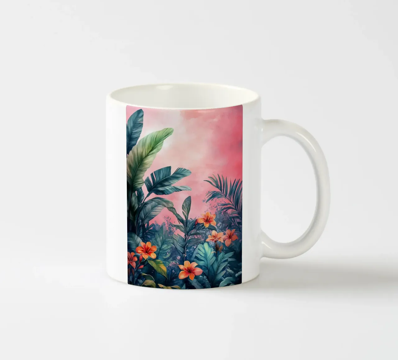 Isola tropicale tazza in ceramica da Justyna Jaszke JBJart