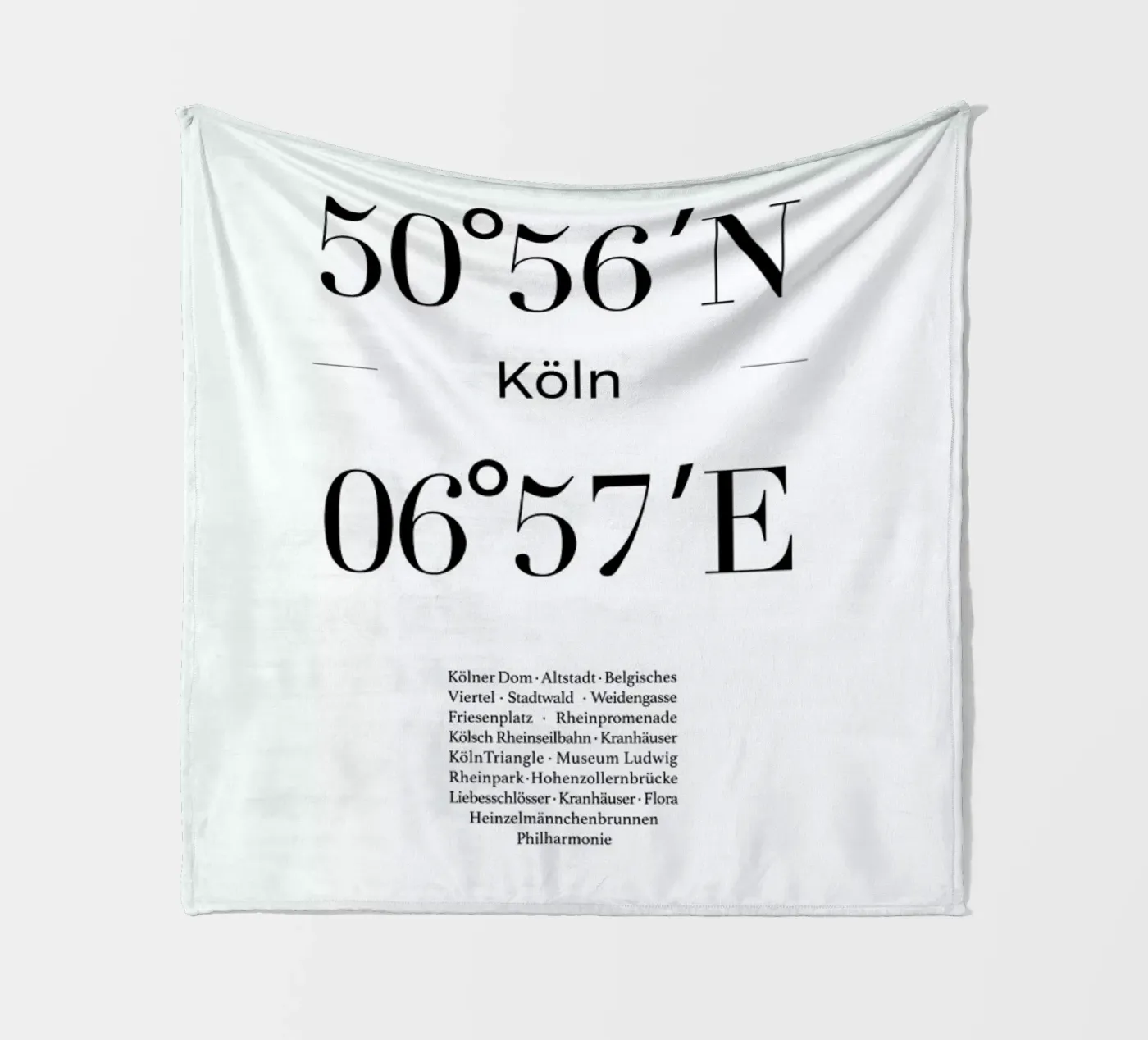 Köln Fleecedecke von Studio One