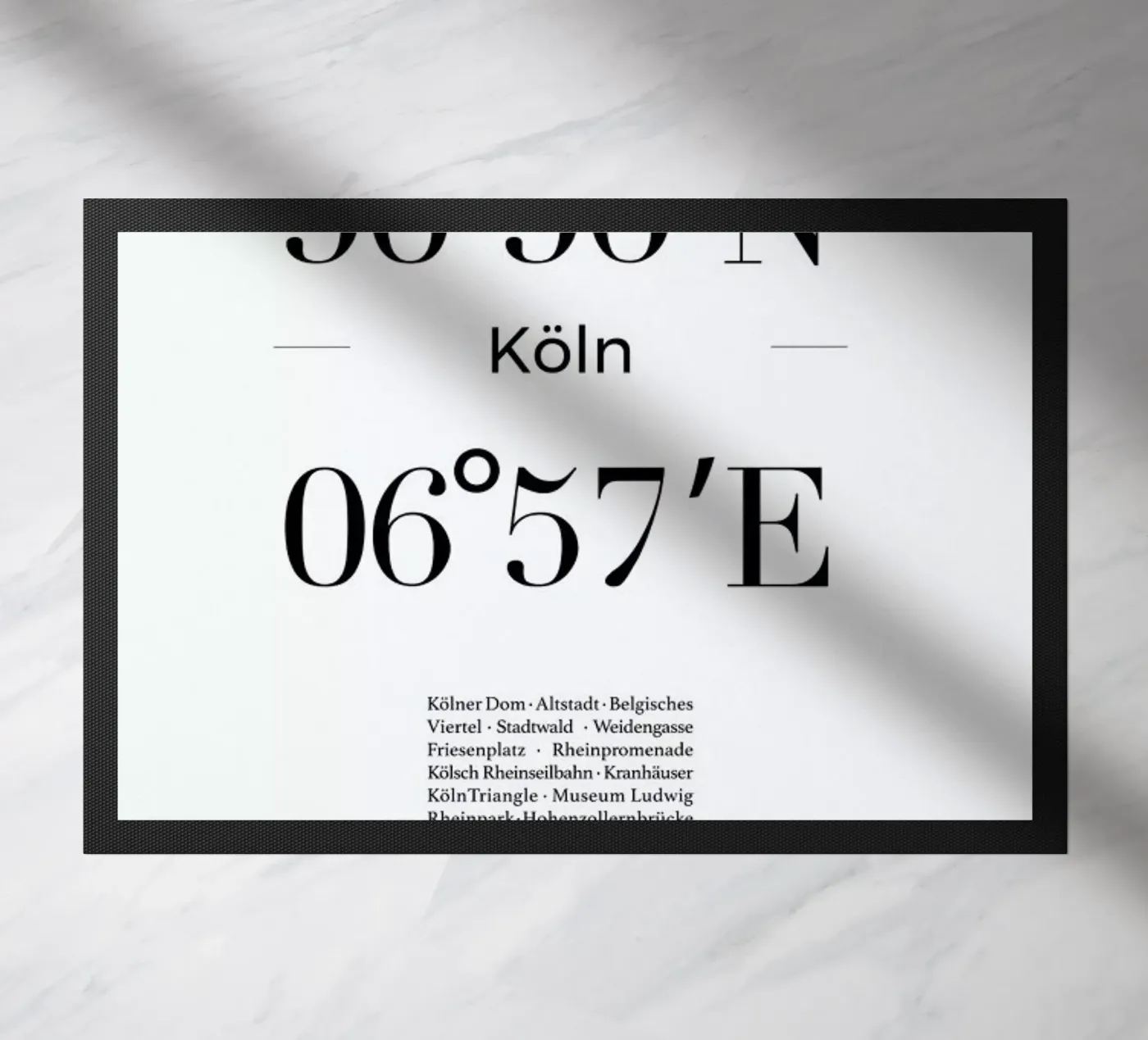 Köln doormat by Studio One