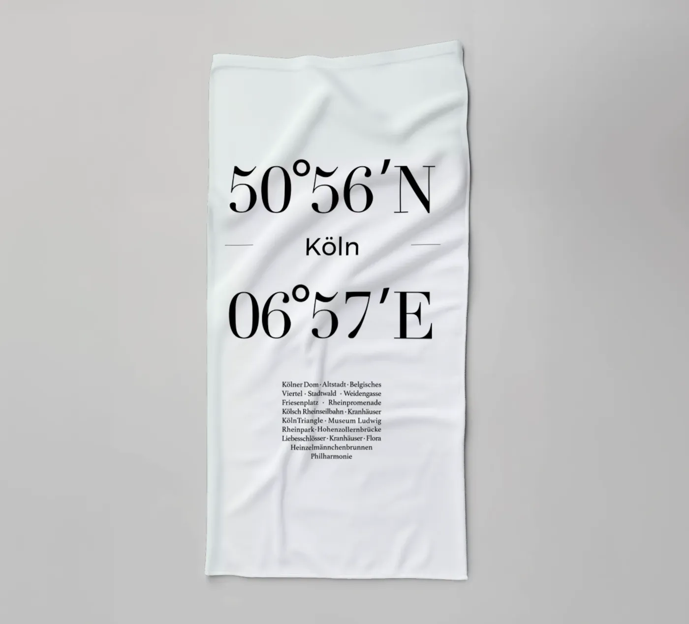 Köln badhanddoek van Studio One