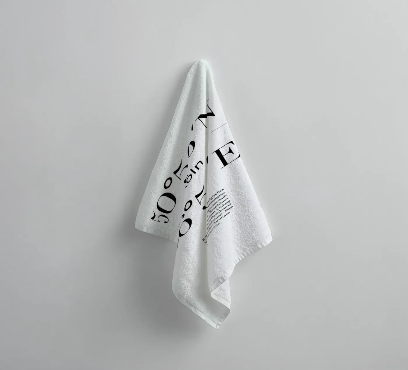 Köln towel by Studio One