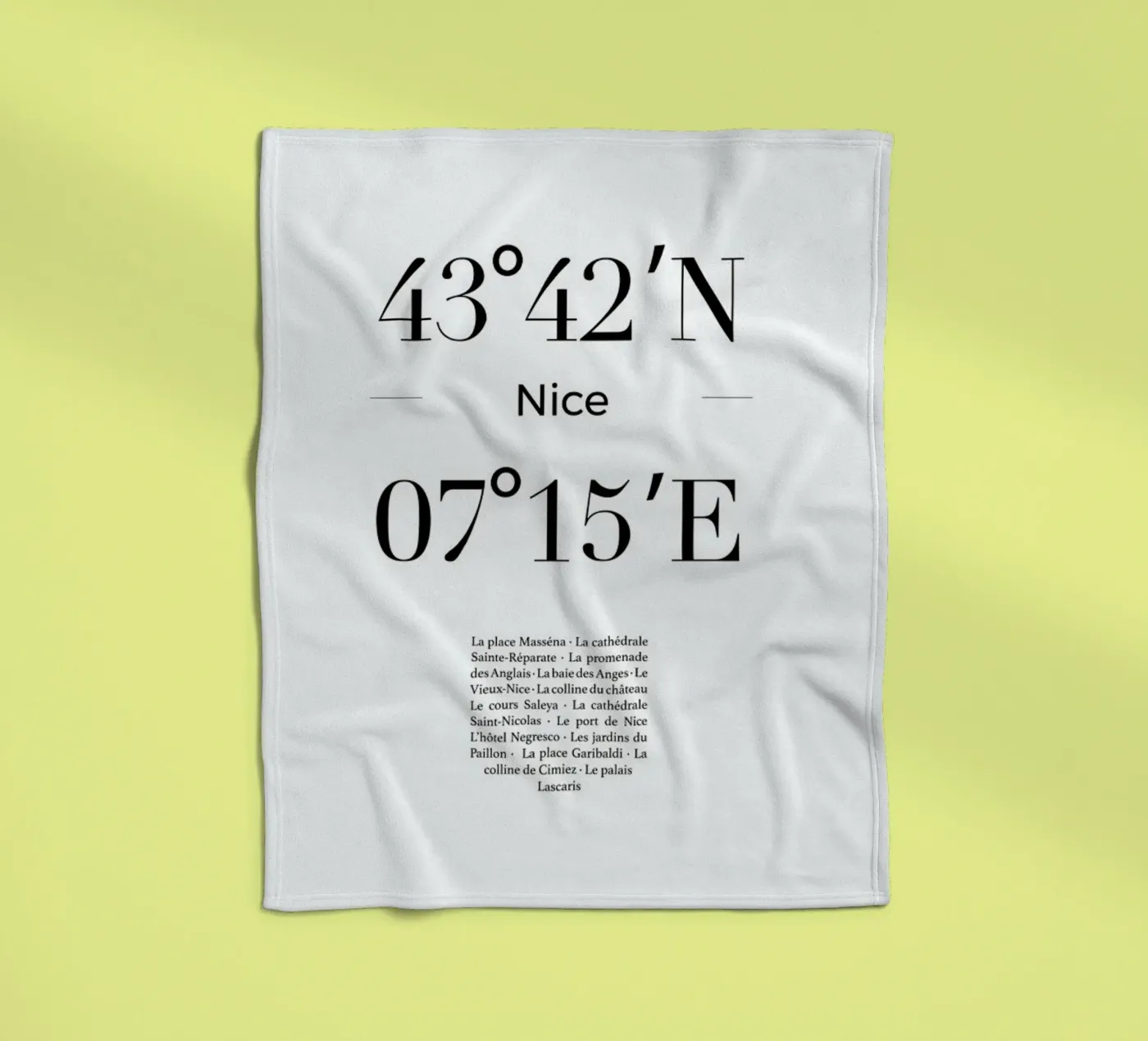 Nice Fleecedecke von Studio One