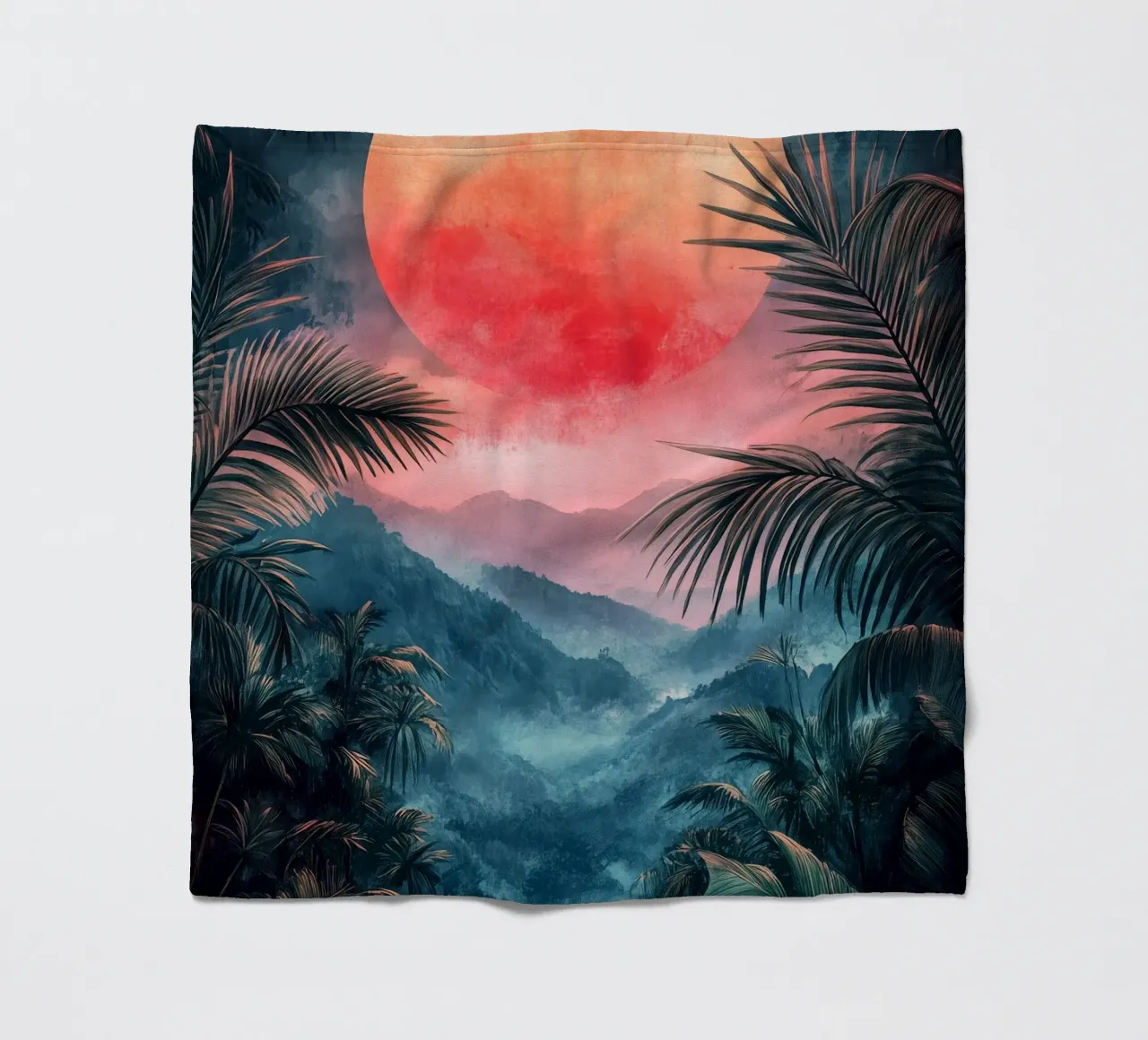 Paesaggio tropicale coperta in pile da Justyna Jaszke JBJart