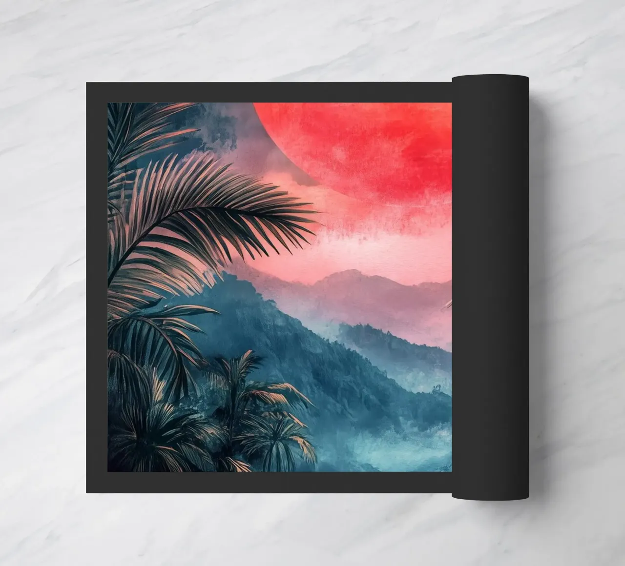 Paesaggio tropicale zerbino da Justyna Jaszke JBJart