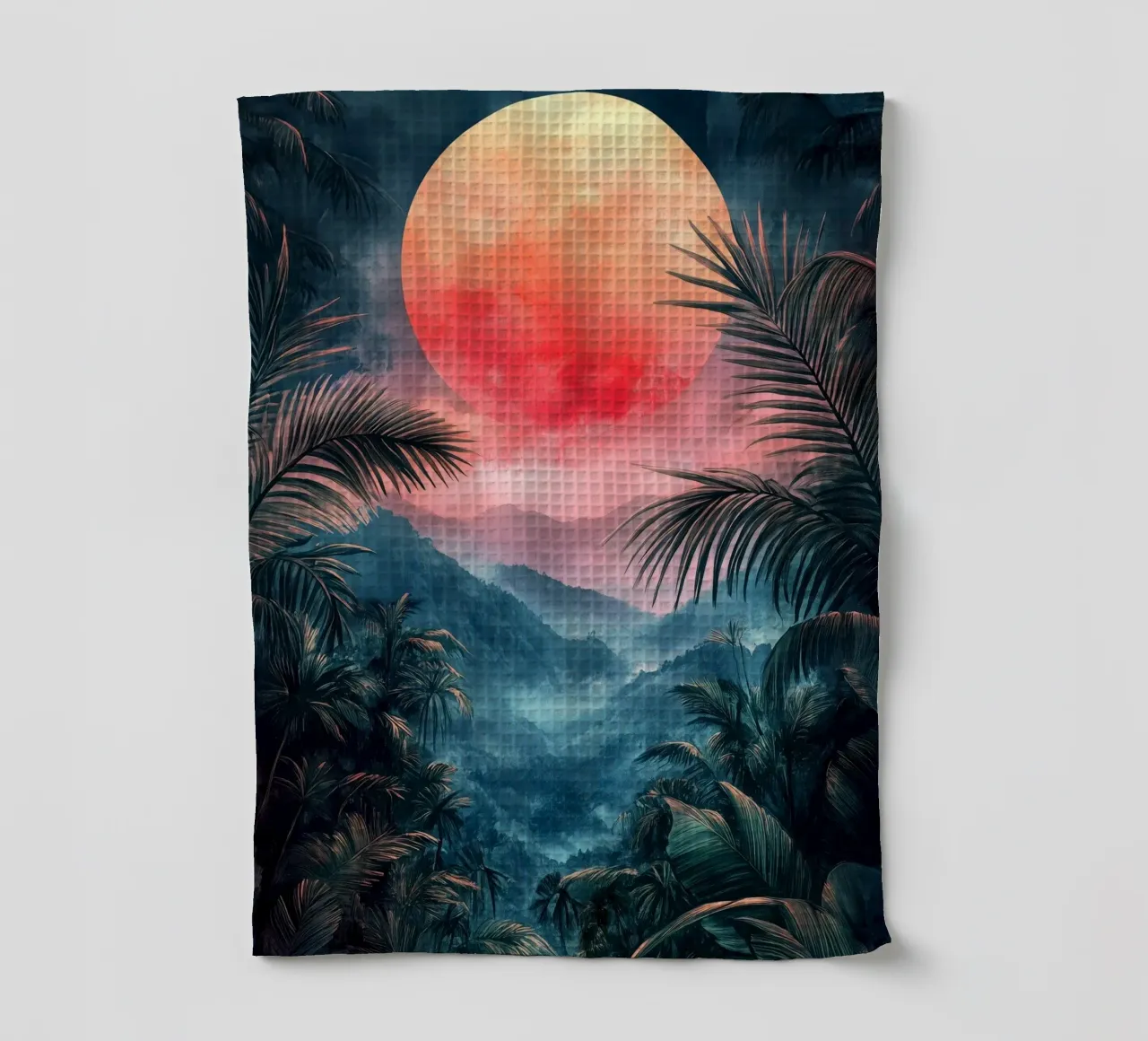 Paesaggio tropicale canovaccio da cucina da Justyna Jaszke JBJart