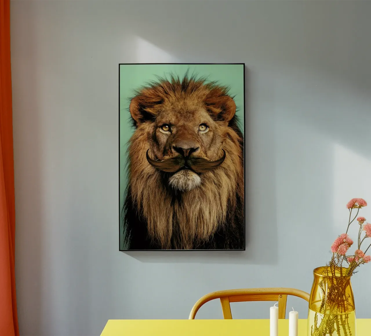 Bearded Lion plexiglass da Jonas Loose