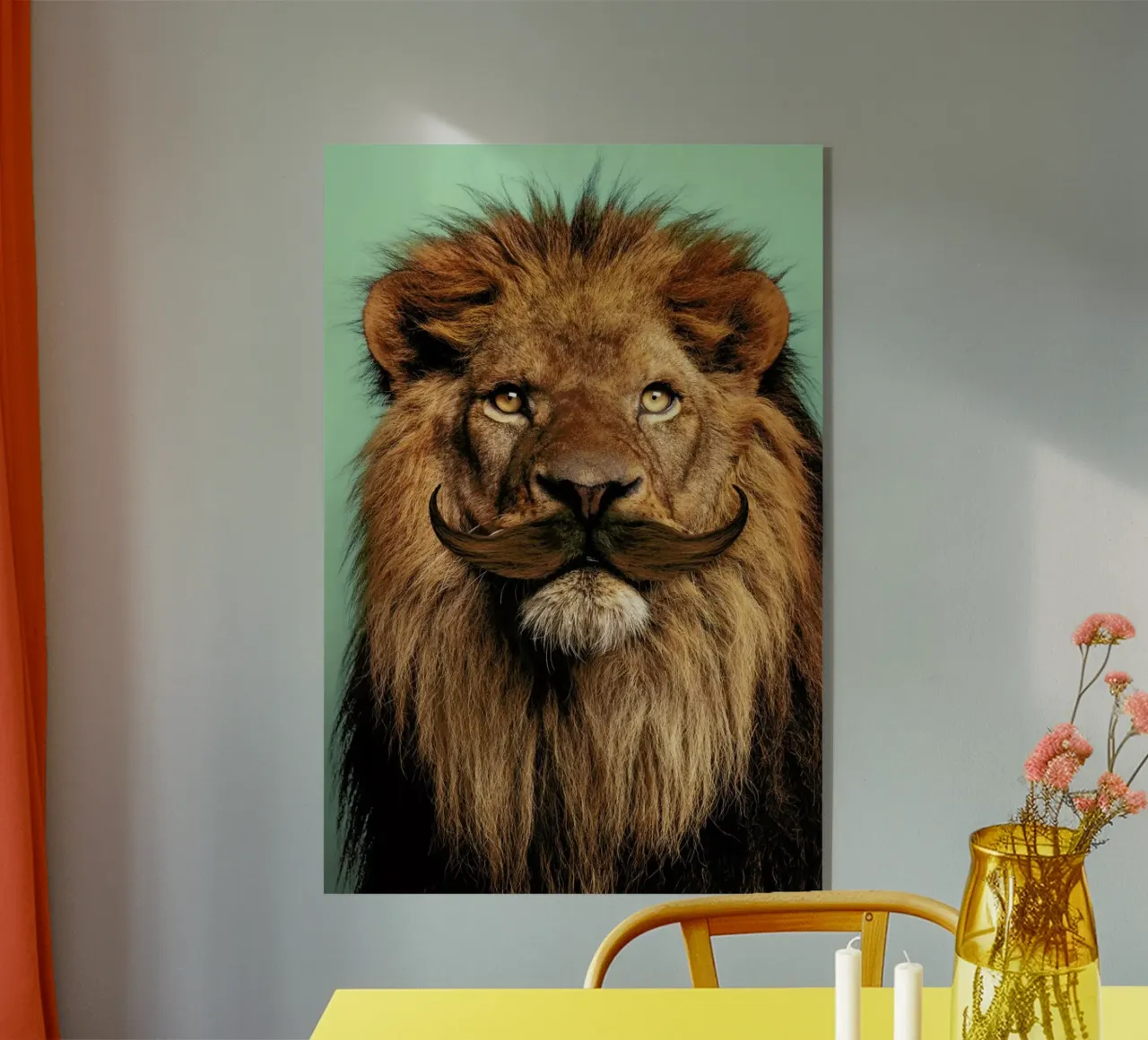 Bearded Lion plexiglass da Jonas Loose