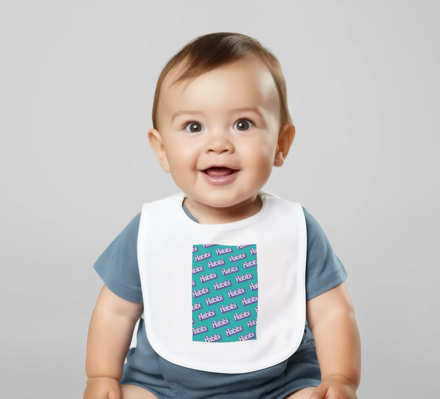 Habibi Pattern Babylätzchen von La Come Di