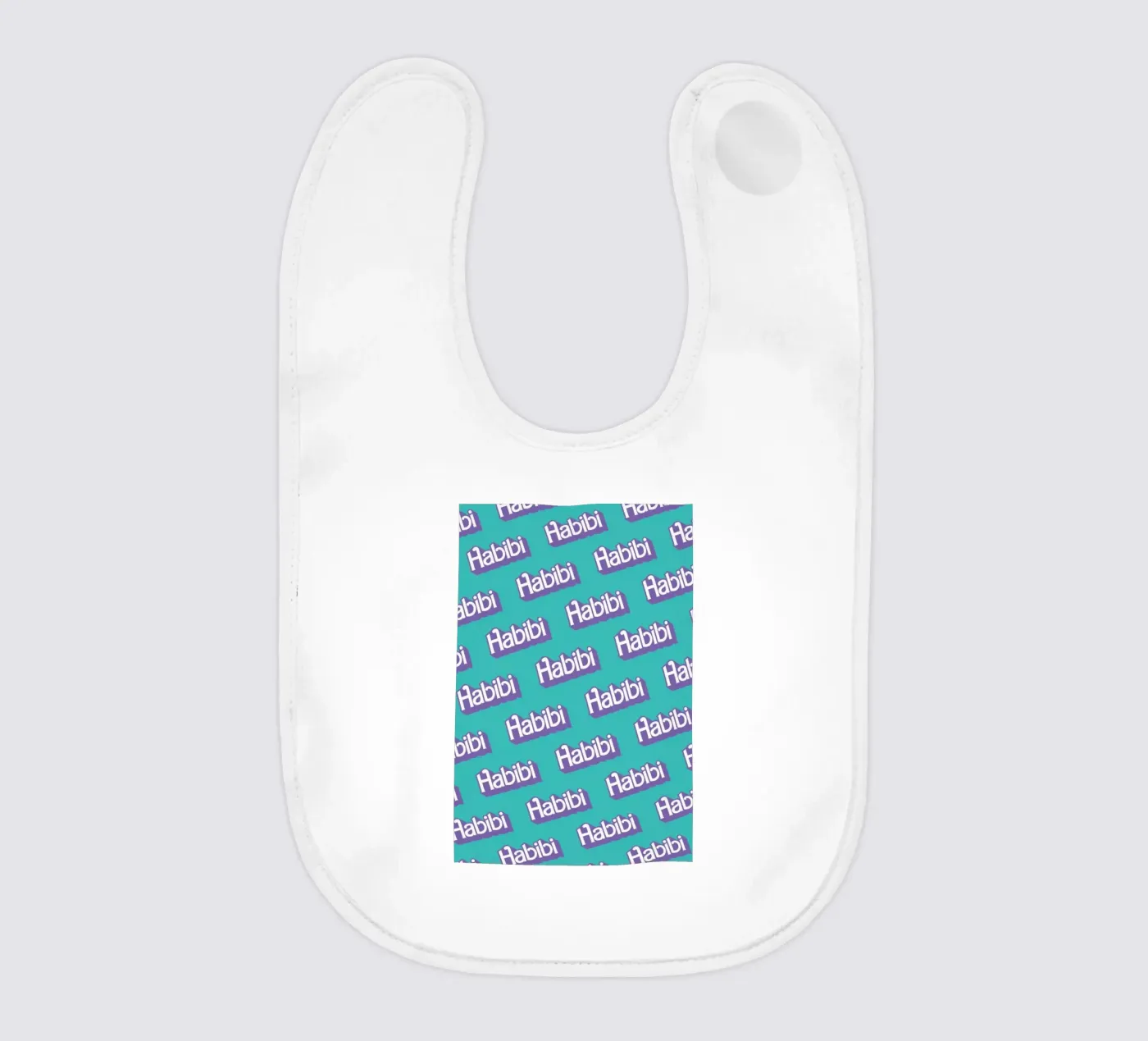 Habibi Pattern baby bib by La Come Di