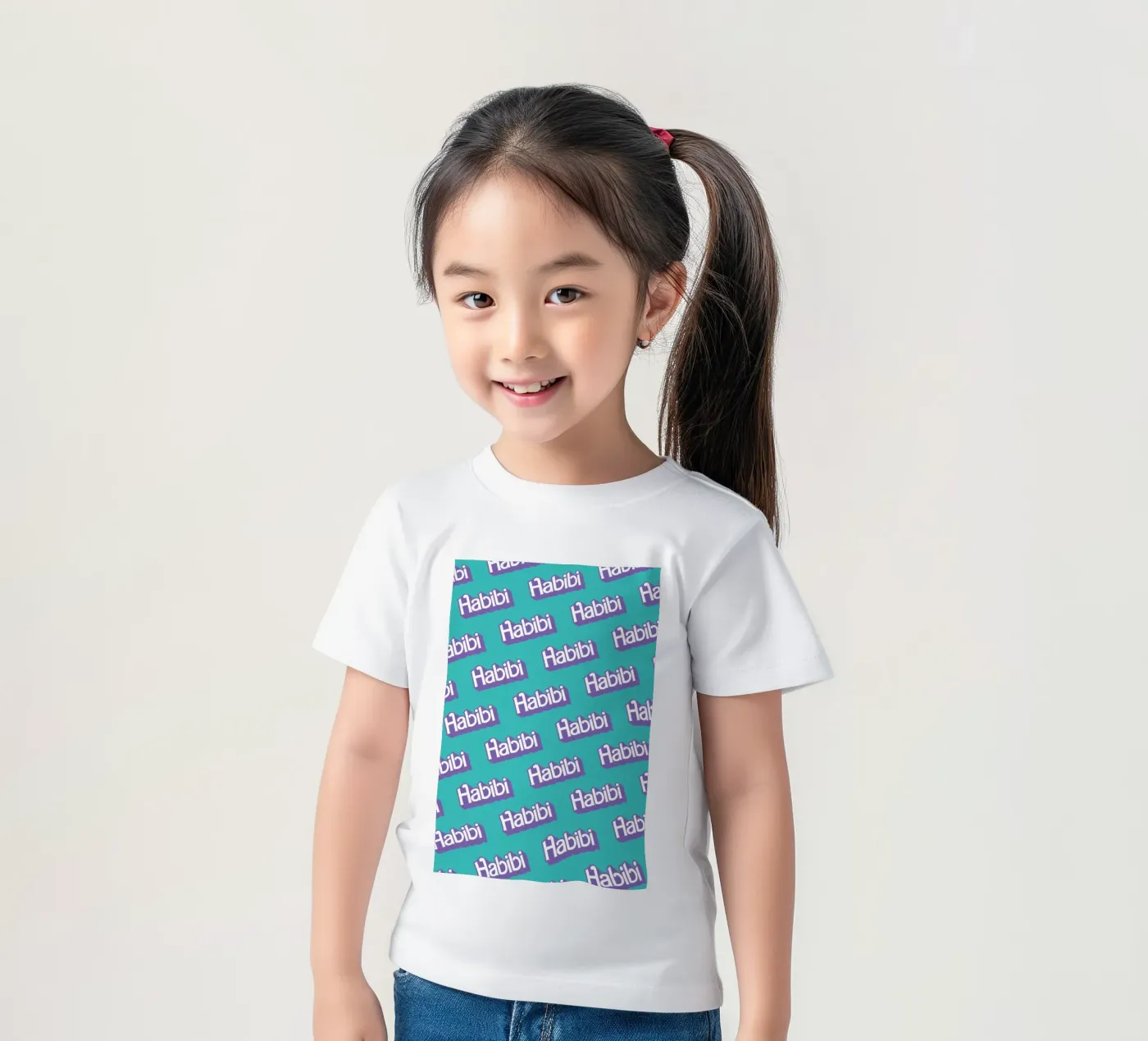 Habibi Pattern Kinder T-Shirt von La Come Di