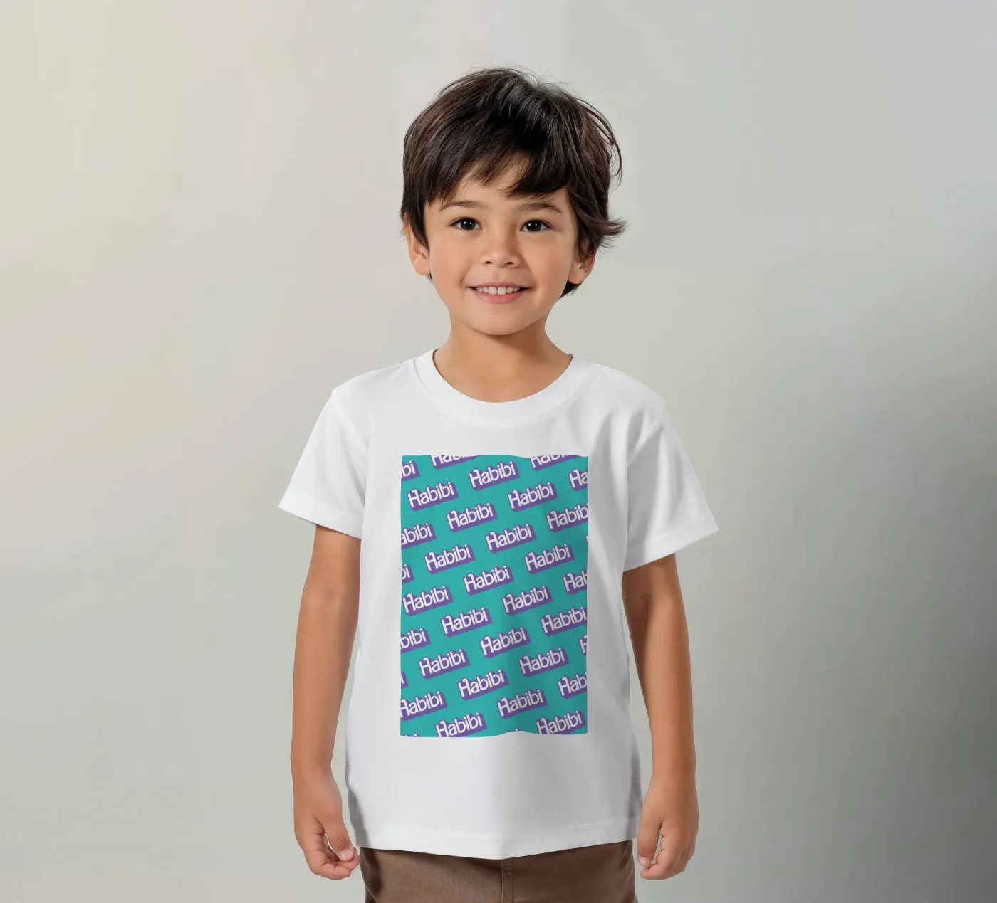 Habibi Pattern Kinder T-Shirt von La Come Di