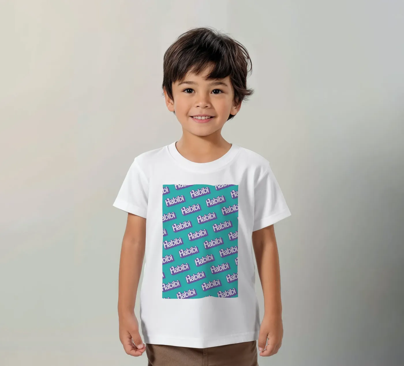 Habibi Pattern Kinder T-Shirt von La Come Di
