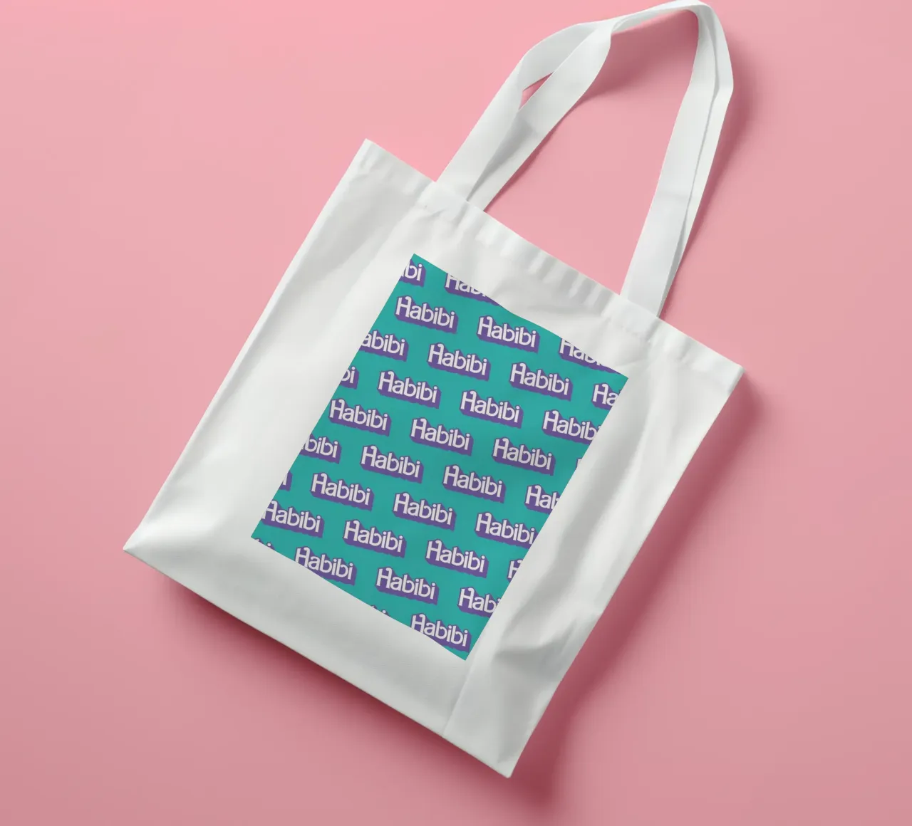 Habibi Pattern borsa in juta da La Come Di