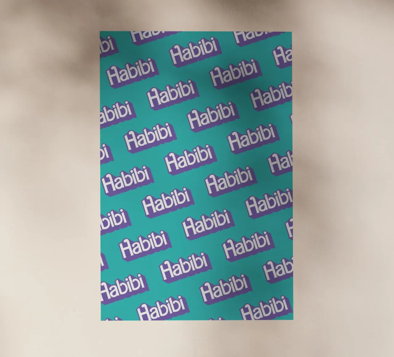 Habibi Pattern pellicola backlit da La Come Di