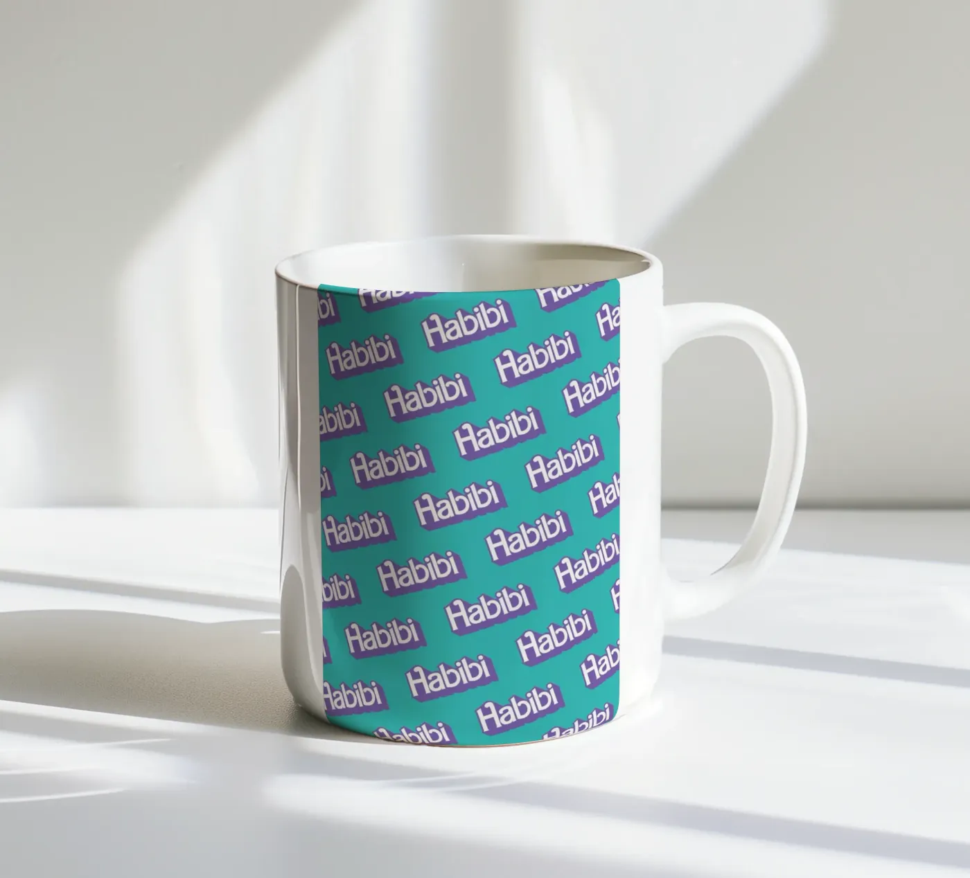 Habibi Pattern ceramic mug by La Come Di
