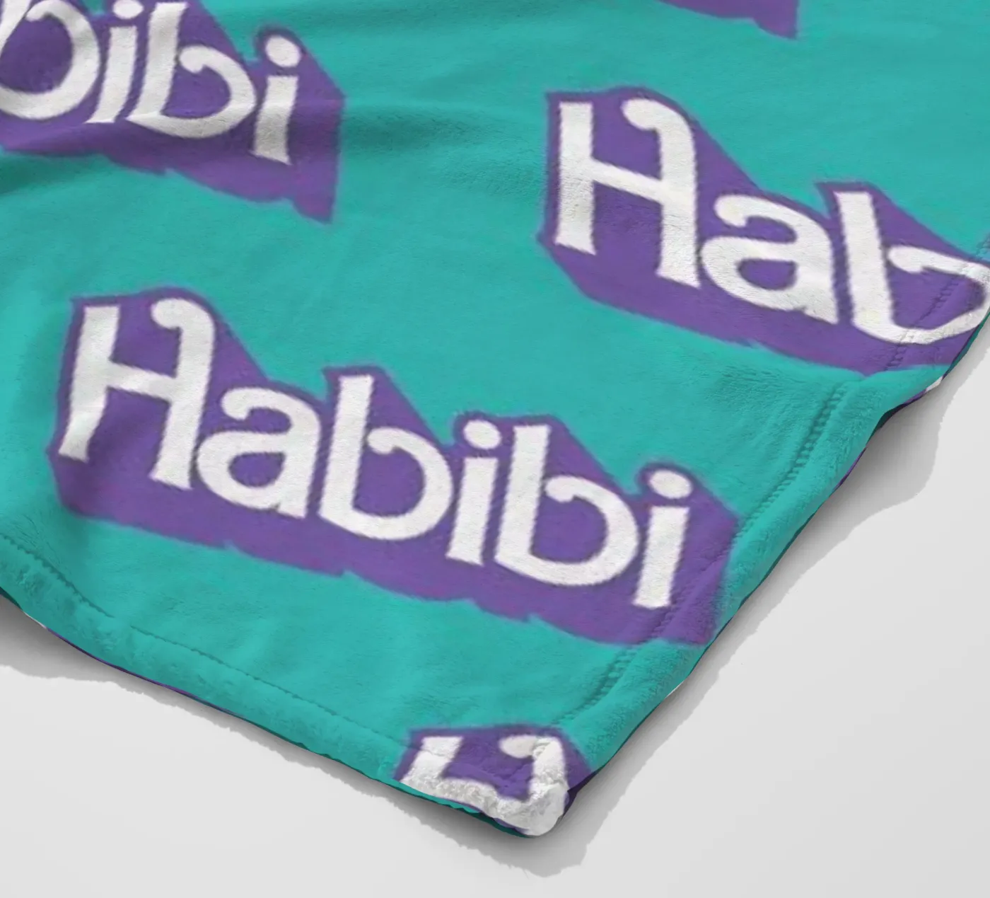 Habibi Pattern plaid polaire de La Come Di