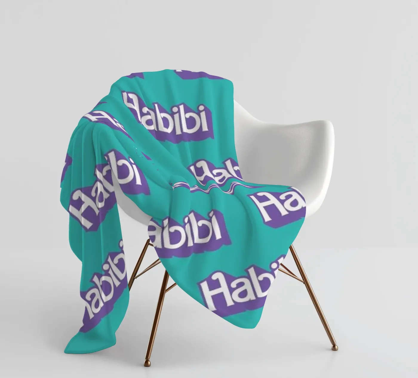 Habibi Pattern plaid polaire de La Come Di