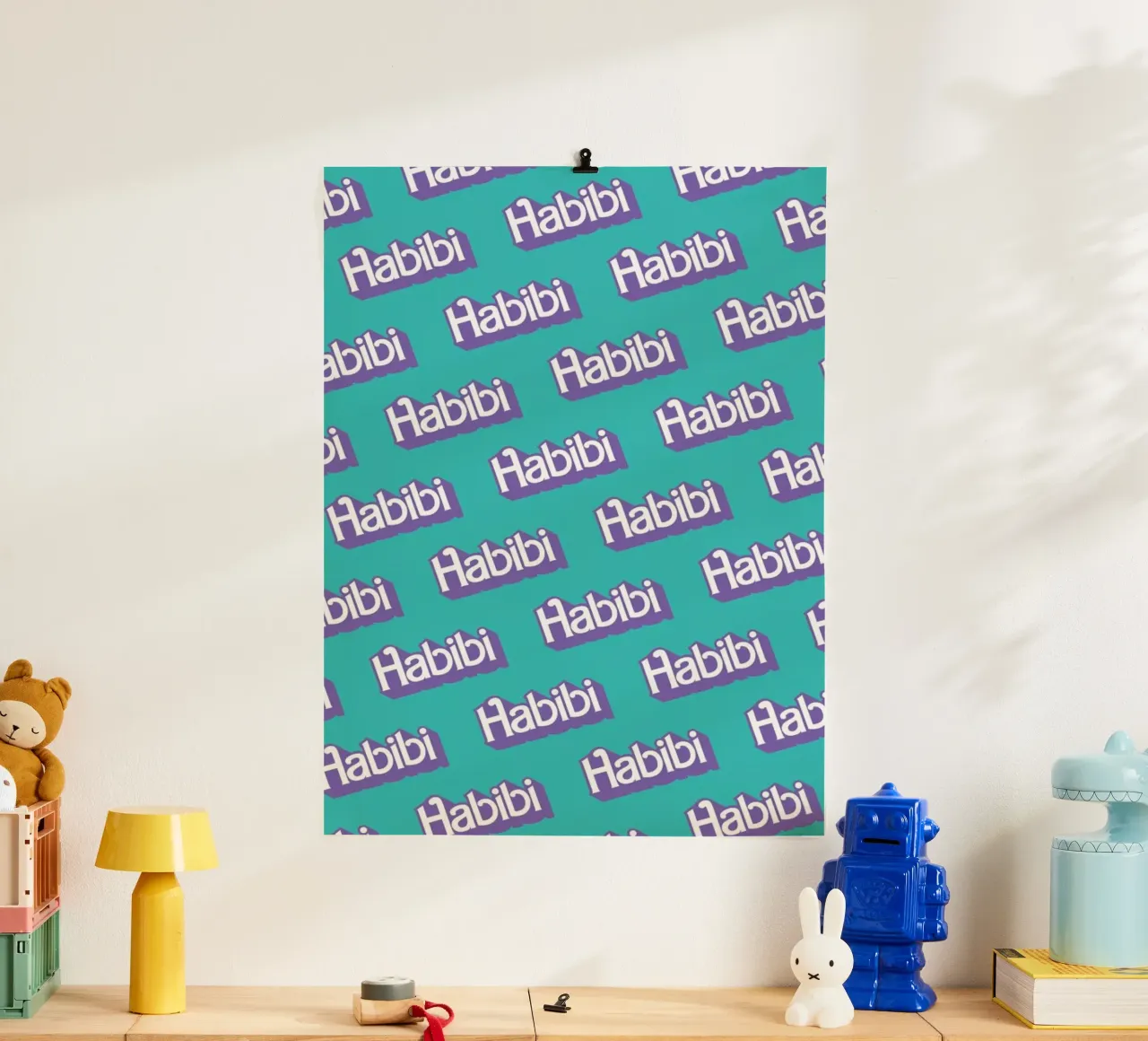 Habibi Pattern Poster von La Come Di